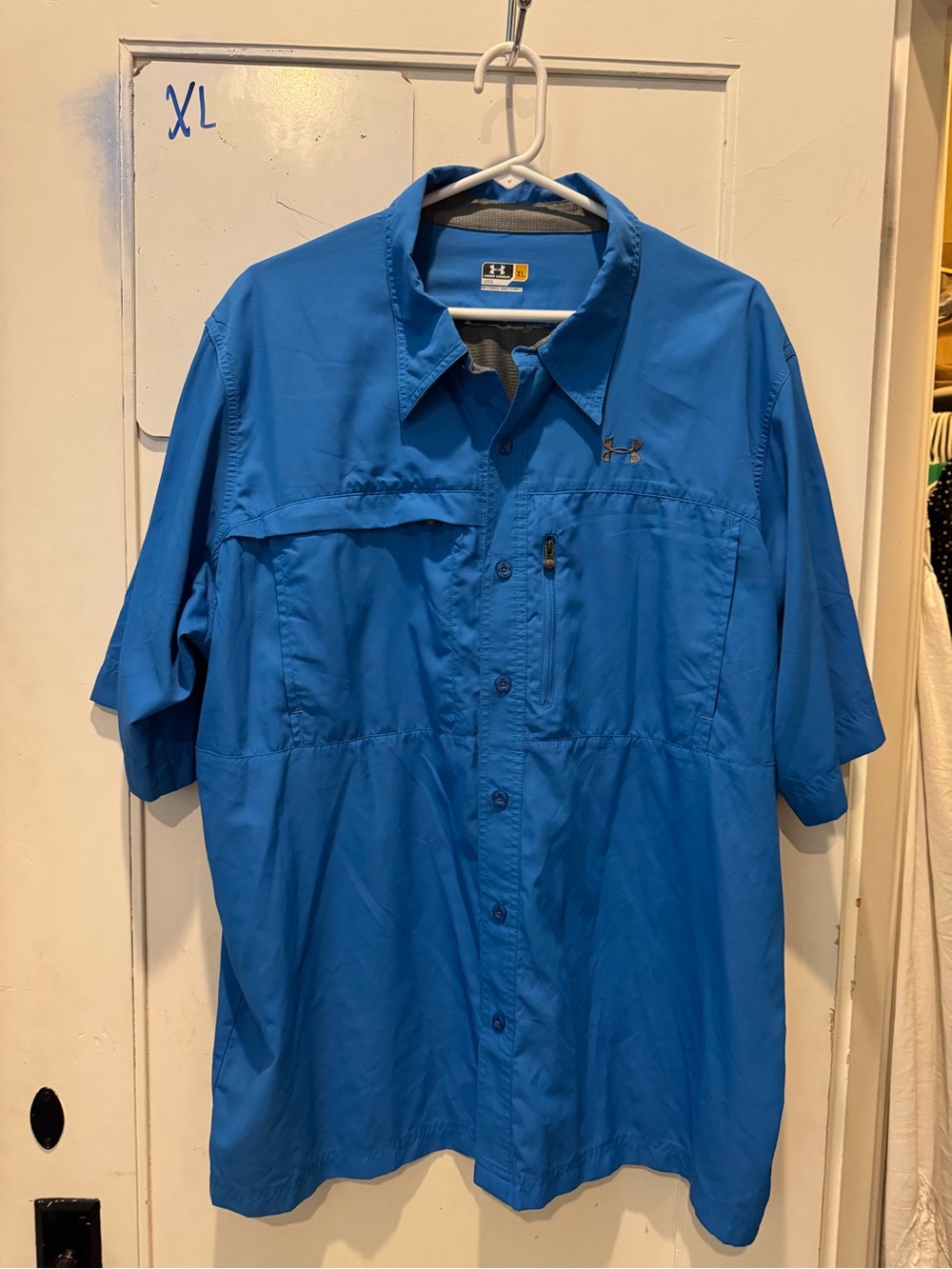 Under Armour Light Blue Performance Crew Neck Shirt